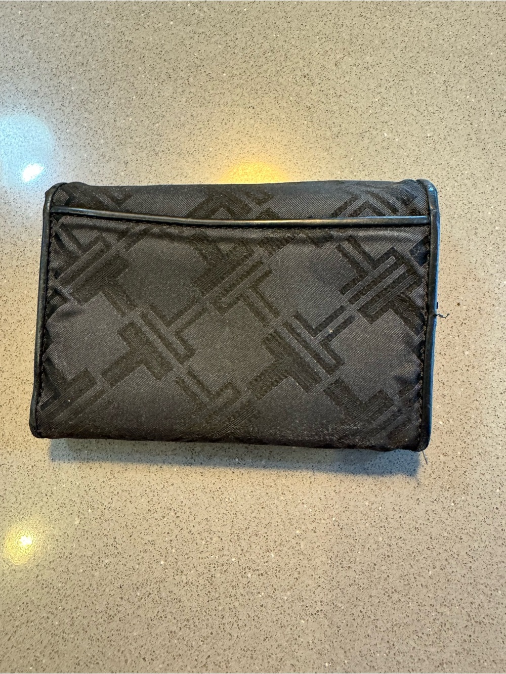Tumi Black Jacquard Signature Trifold Wallet - Picture 4 of 6